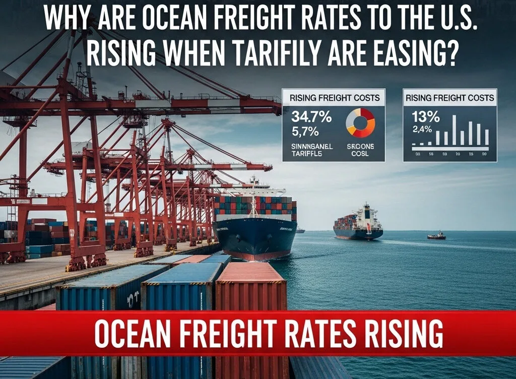 Why Are Ocean Freight Rates to the U.S. Rising When Tariffs Are Easing? Here’s What You Need to Know