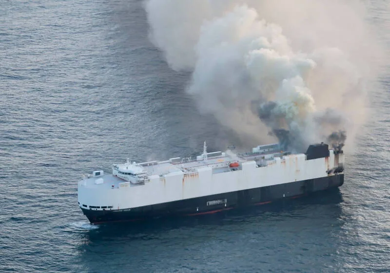 Pacific Car Carrier Fire Raises Alarm on Dangerous Cargo Risks